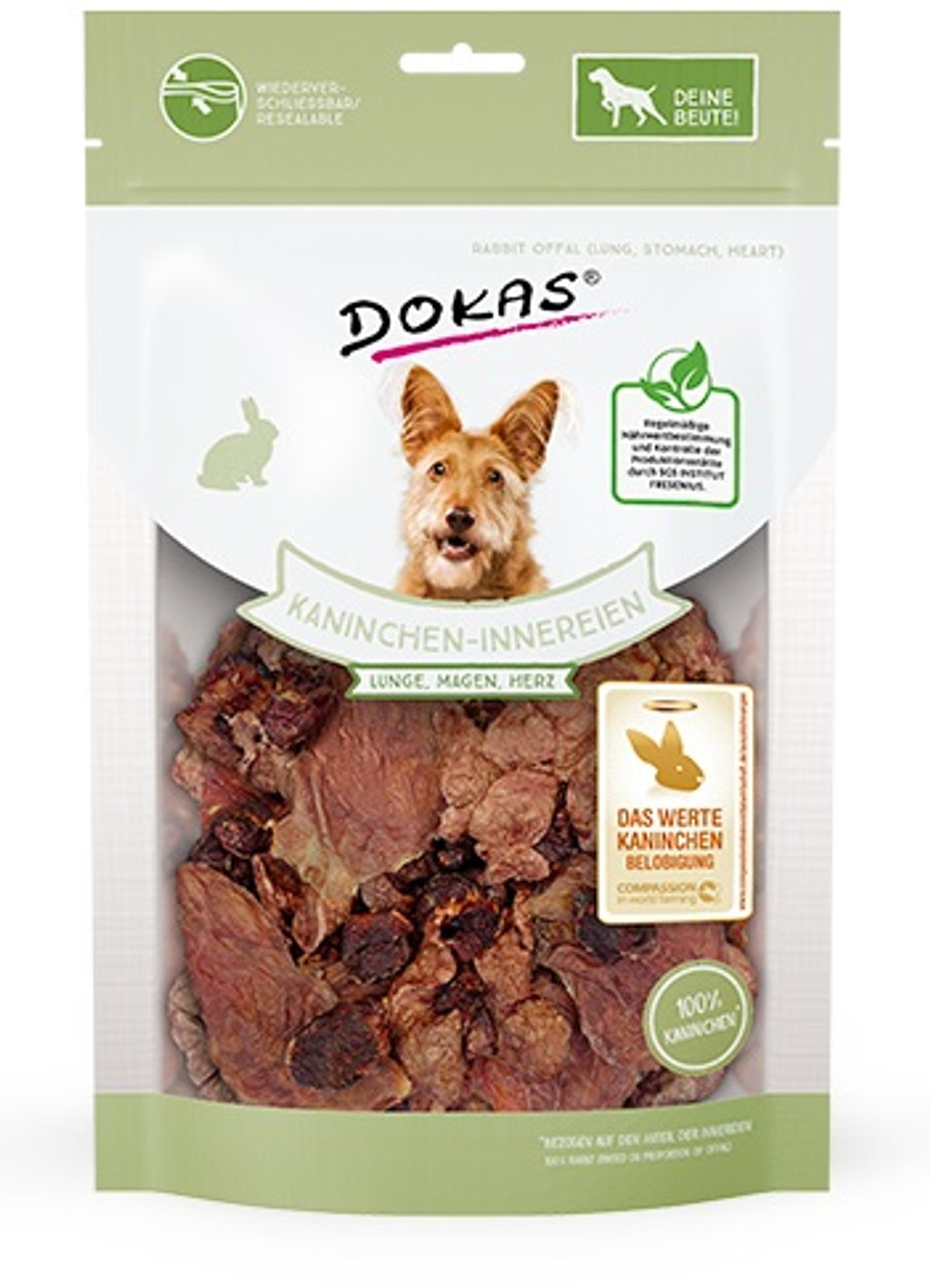 Menudillos de conill per a gos 100 g