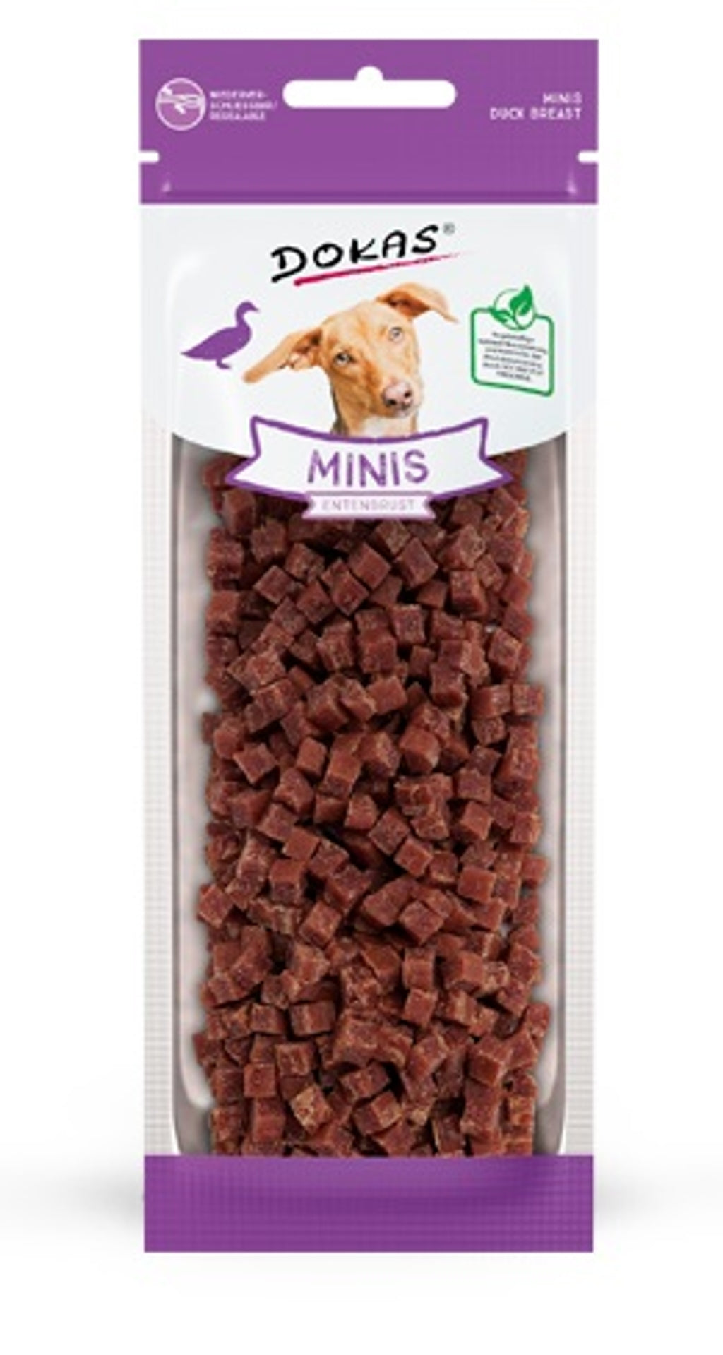 Minis pechuga de pato para perro 70gr