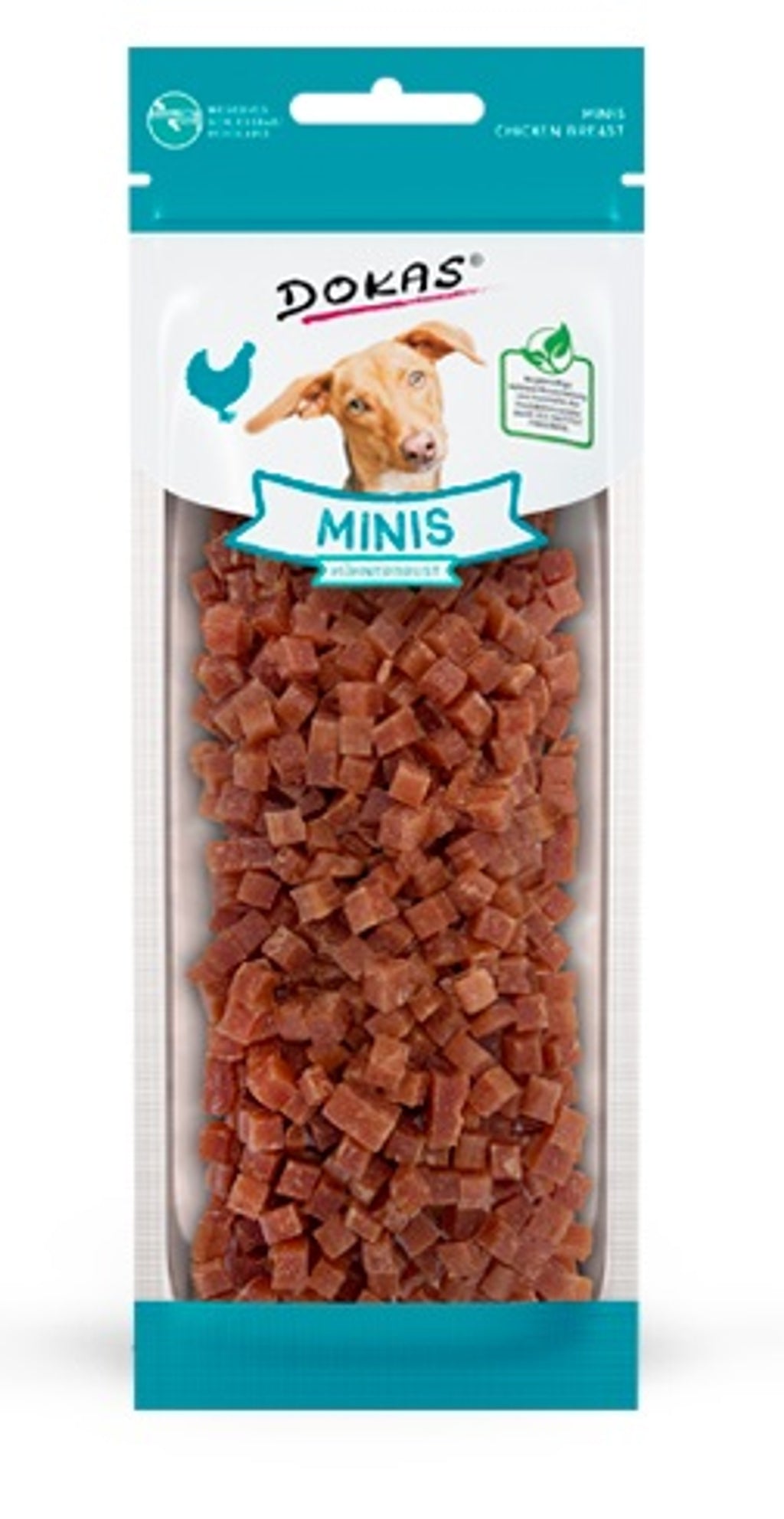 Minis pechuga de pollo para perro 70gr
