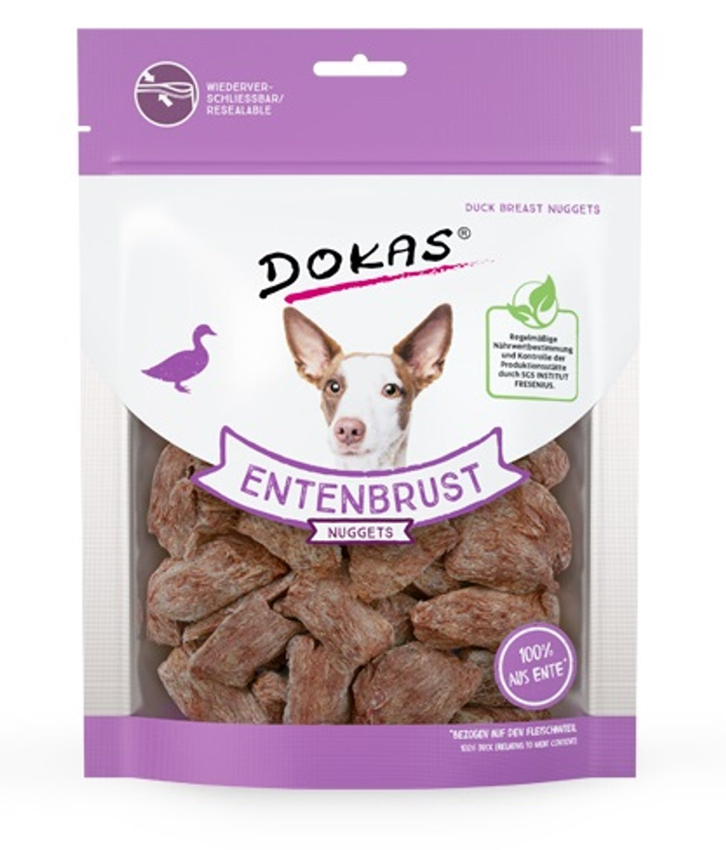 Nuggets de pechuga de pato para perro 110gr