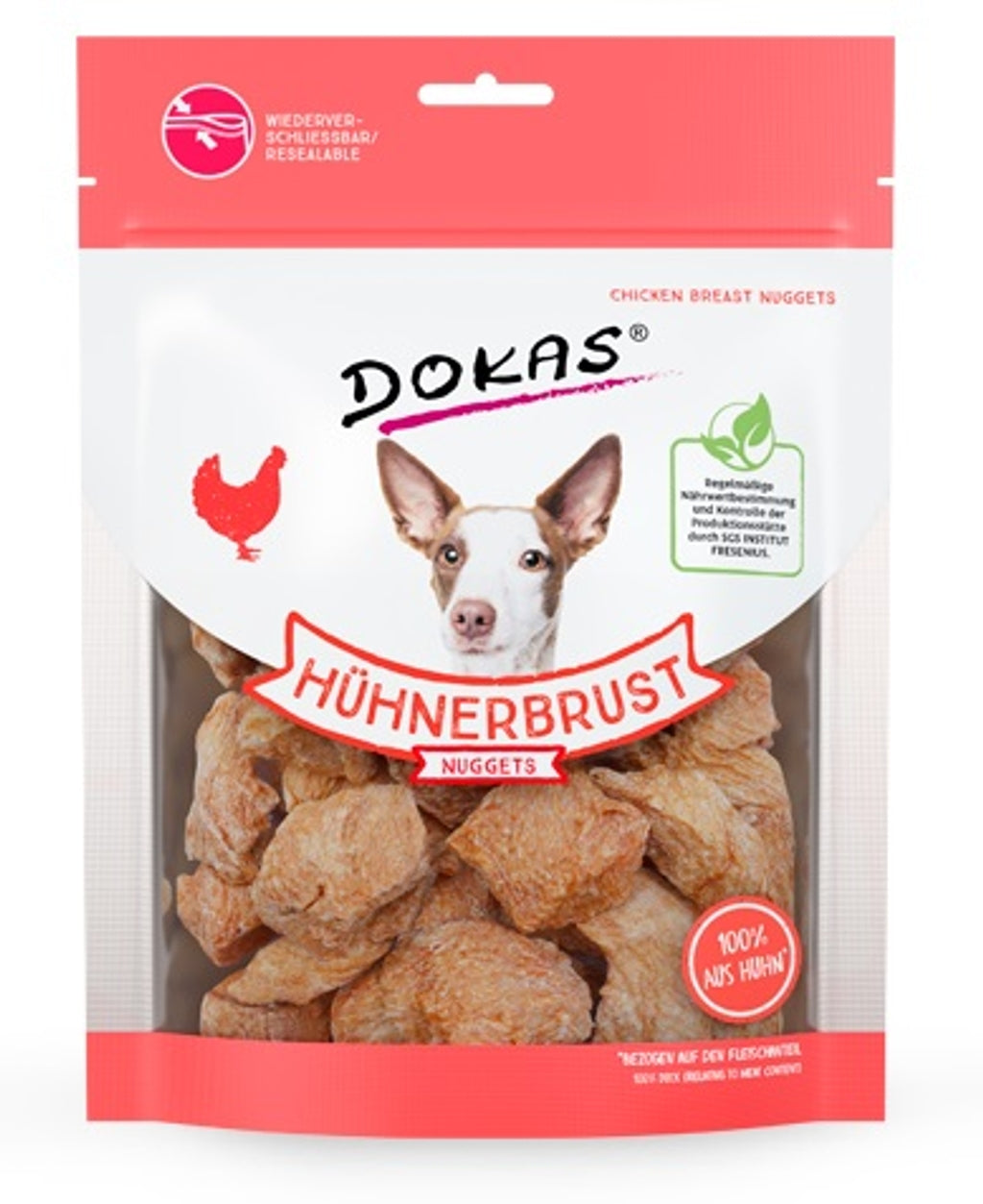 Nuggets de pechuga de pollo para perro 110gr Imagen principal del producto