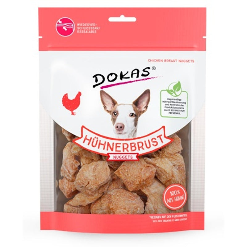 Nuggets de pechuga de pollestre per a gos 110 g Imatge principal del producte