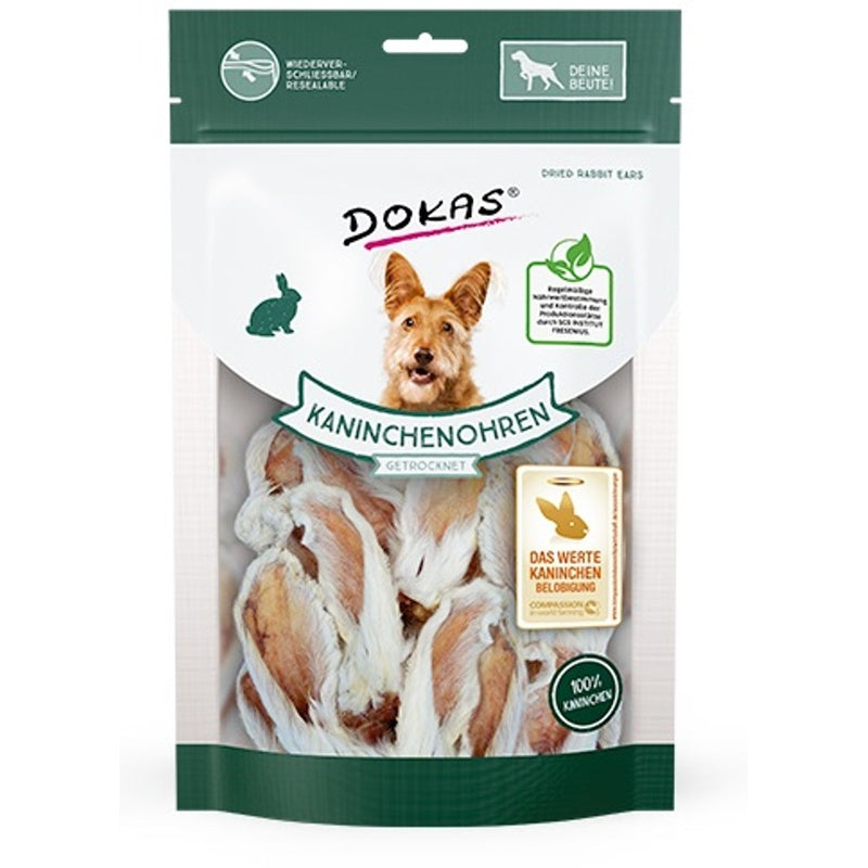 Orejas de conejo con pelo para perro 100gr Imagen principal del producto
