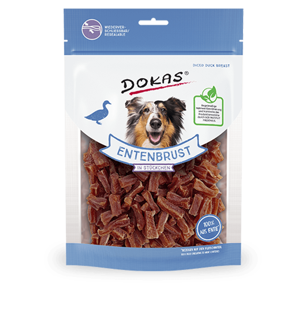 Trozos de pechuga de pato para perro 200gr