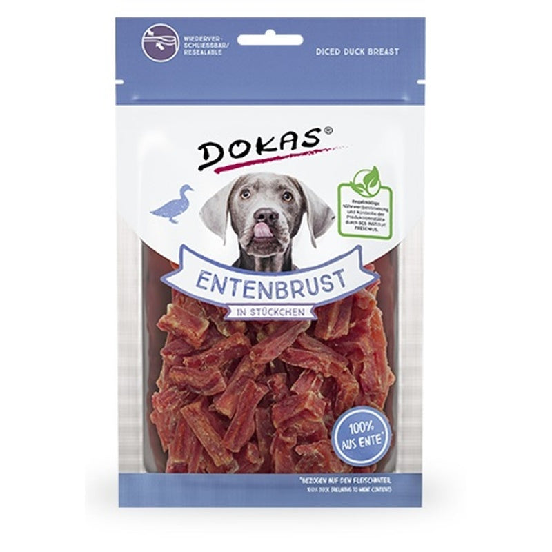 Trossos de pechuga d'ànec per a gos 70 g