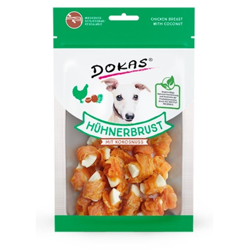 Pechuga de pollo con coco para perro 60gr Imagen principal del producto