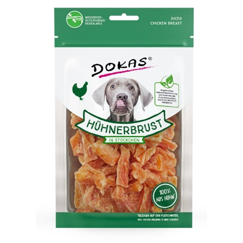 Trozos de pechuga de pollo para perro 70gr