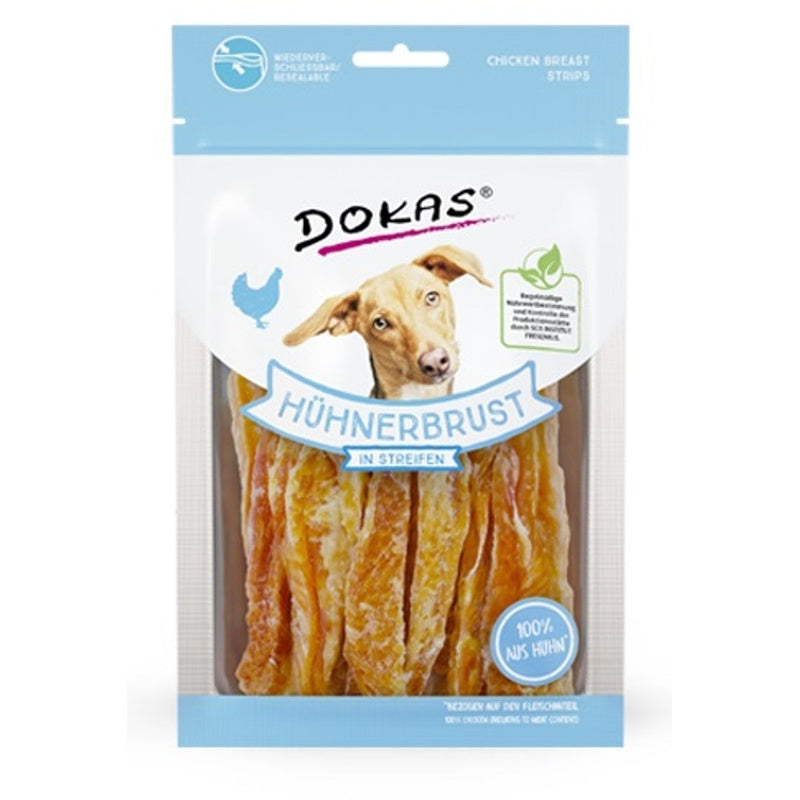 Tiras de pechuga de pollo para perro 70gr