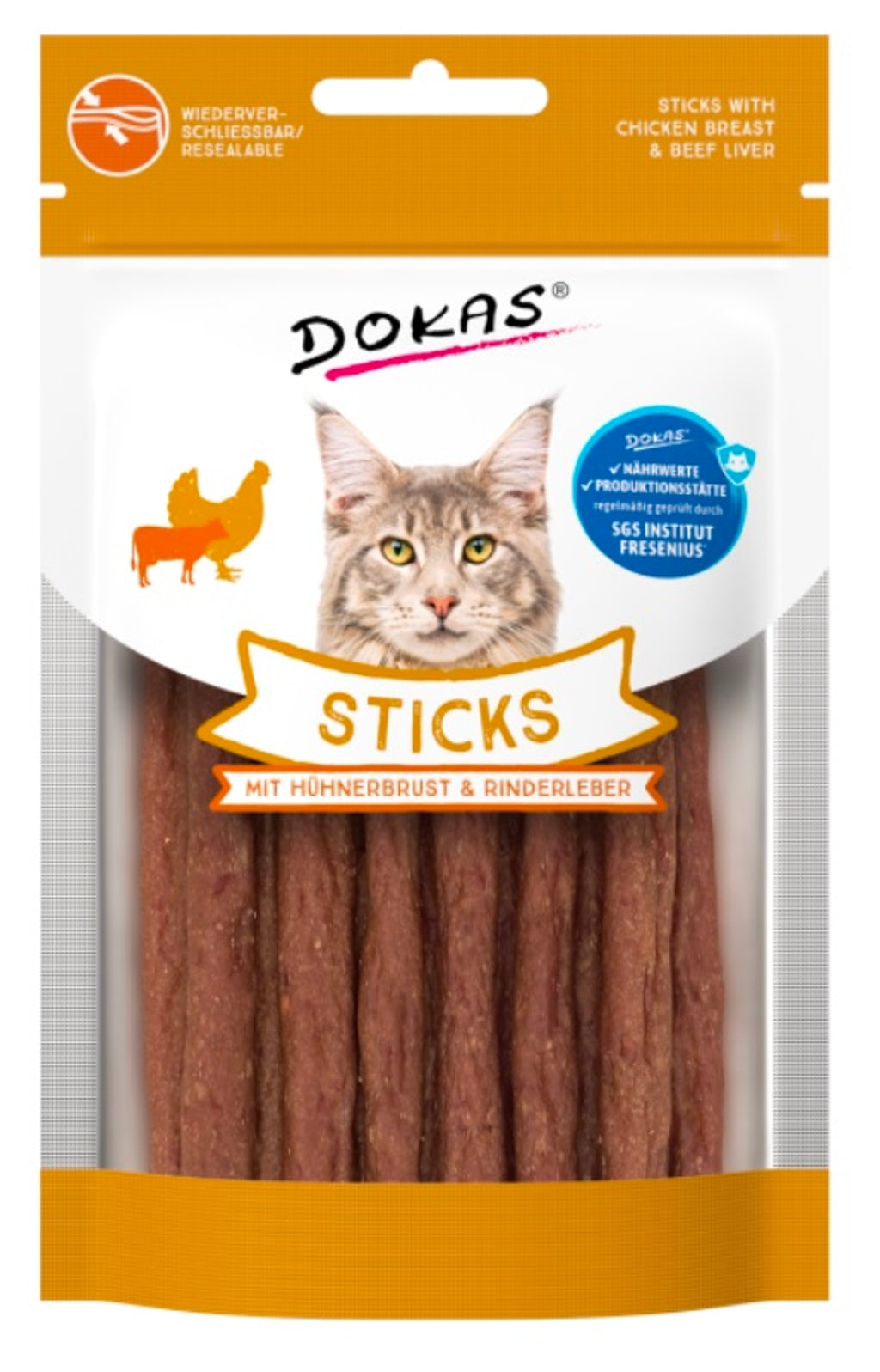 sticks pechuga pollo y hígado 30gr Imagen principal del producto