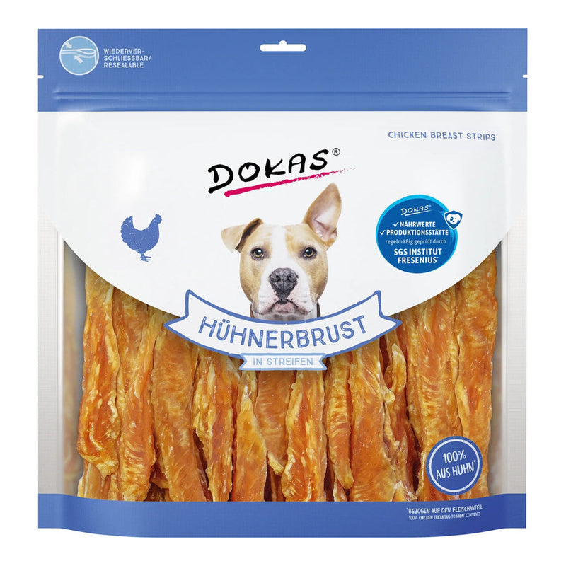 Dokas Tiras de pechuga de pollo para perro 900 g