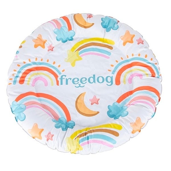 donut refrescante rainbow