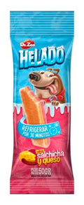 helado salchicha y queso