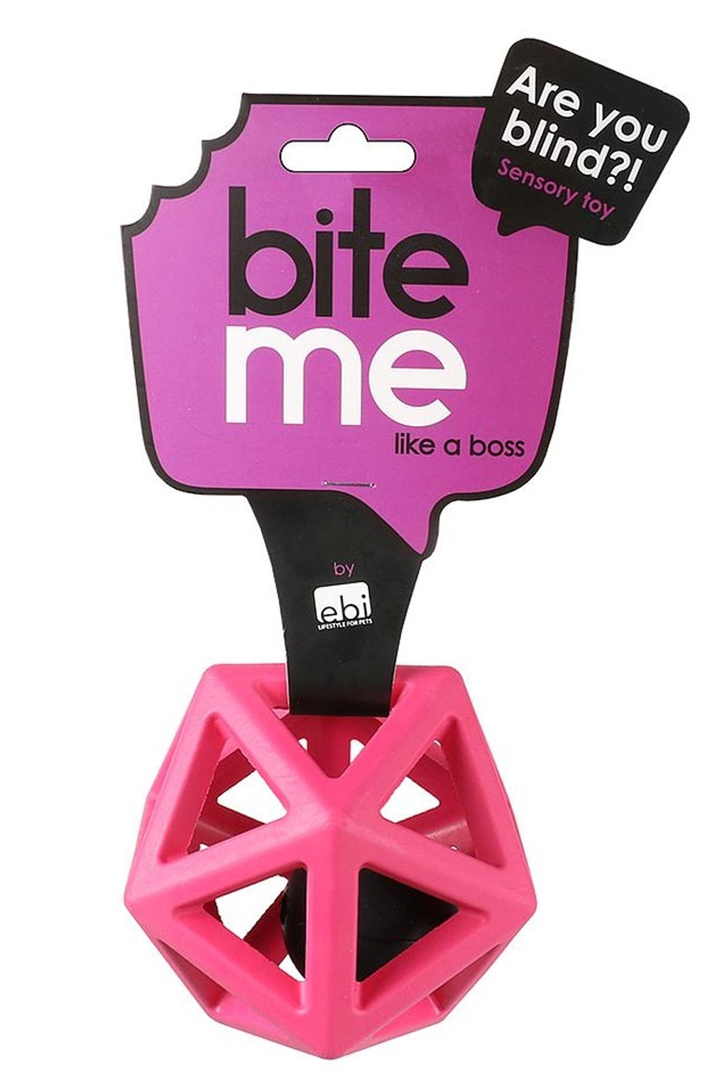 Bite me jaula sonido de goma 10,3x10,3x10,3cm Imagen principal del producto