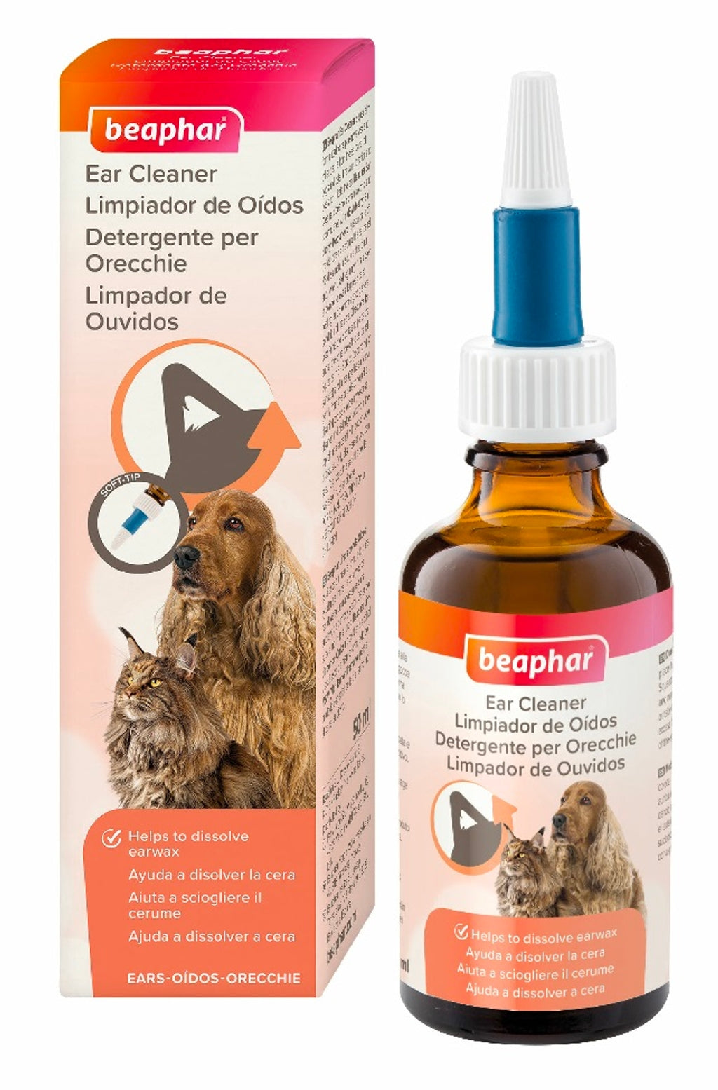Limpidor de Oídos Ear Cleaner Para Perro y Gato 50