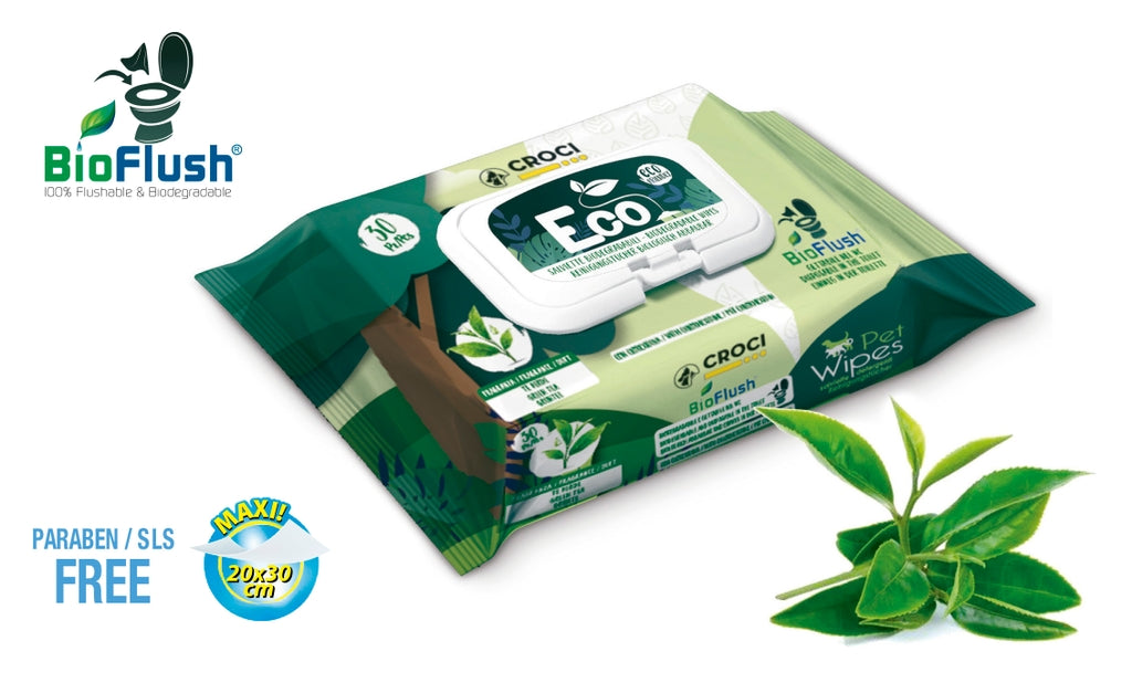 eco te verd i clorhexidina 30un biodegradables