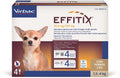 Effitix spot-on perro 26,8mg 1,5-4kg 4pipetas