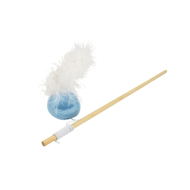 Esfera disco amb pluma i catnip 40 cm Imatge principal del producte