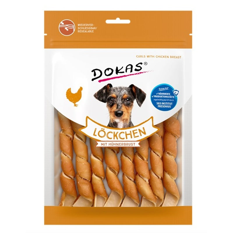 espirales con pechuga de pollo para perro 120gr Imagen principal del producto