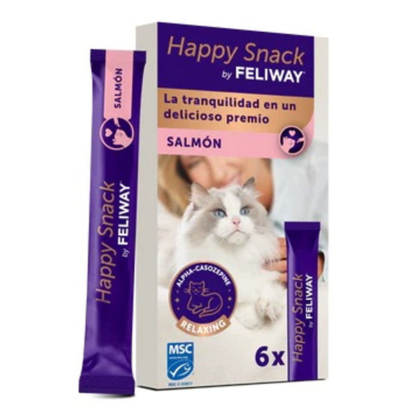 Happy snack Feliway salmó per a gats