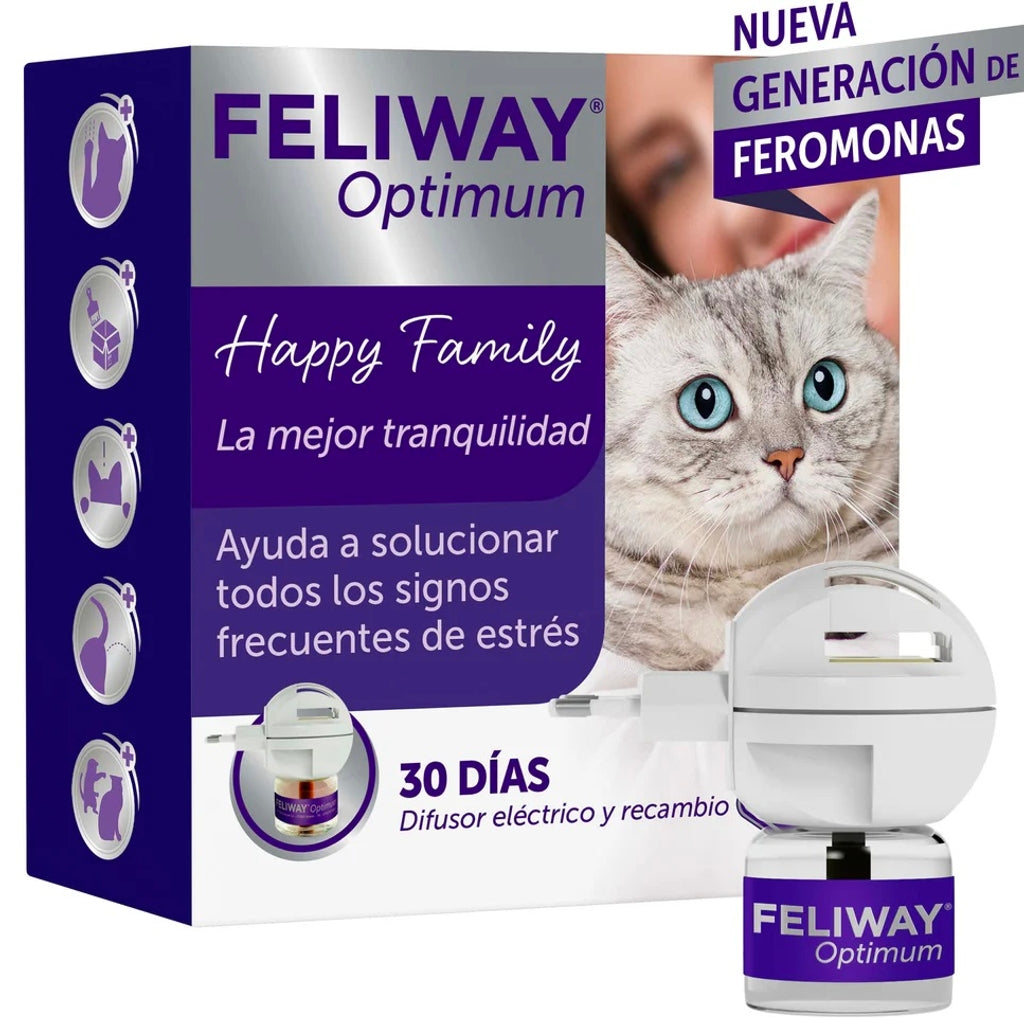 Feliway optimum difusor+repuesto 48ml