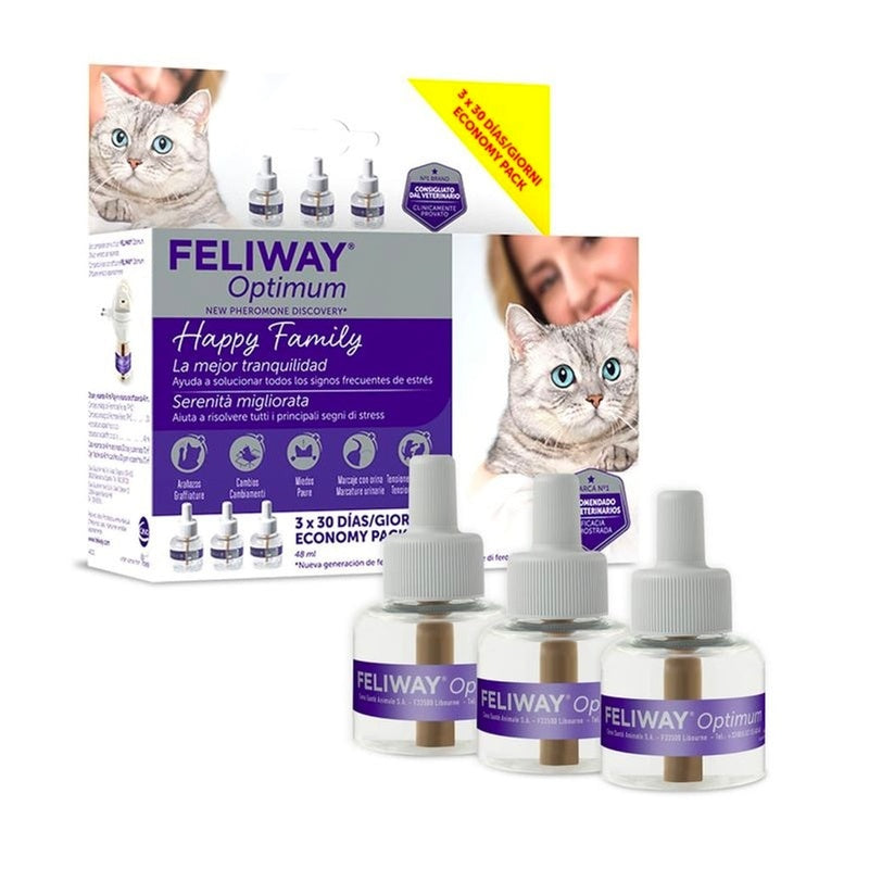 Feliway optimum 3 pack 48 ml Imatge principal del producte