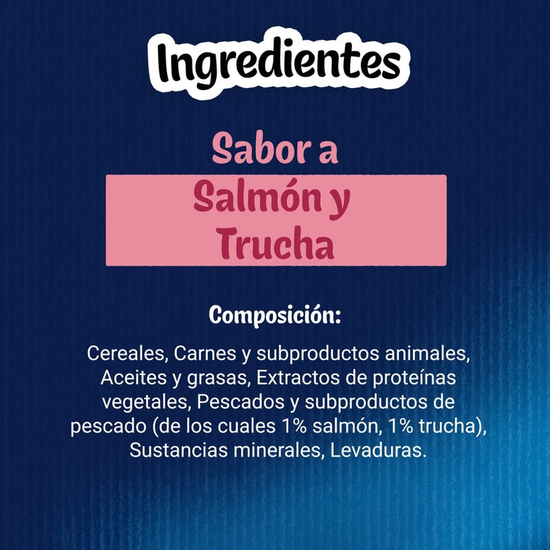 gato crispies salmón trucha 45gr