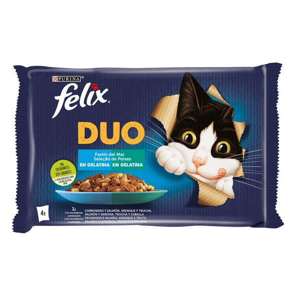 Duo festín del mar en gelatina 4x85 g