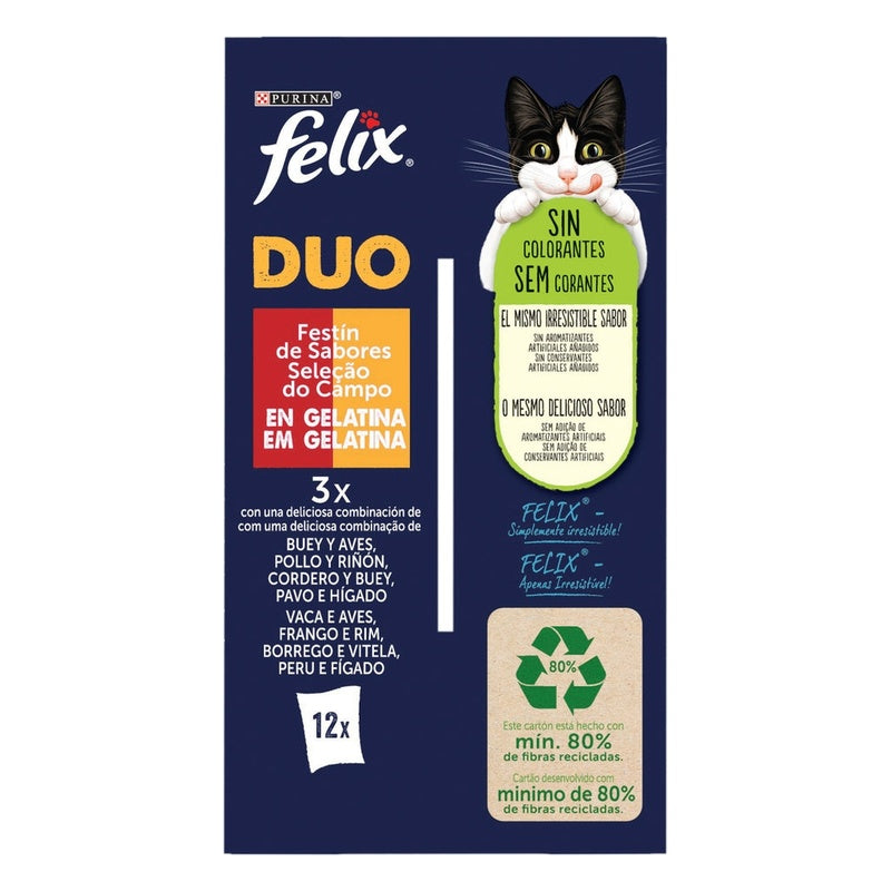 Duo festín de sabors en gelatina 12x85 g