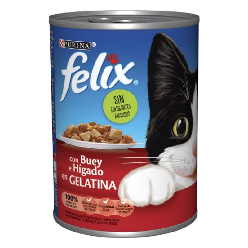 gato buey/hígado lata 400gr
