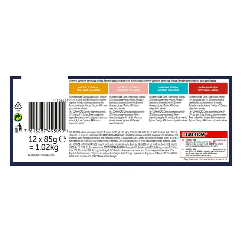 Fantastic selecciones favoritas en gelatina 12x85g