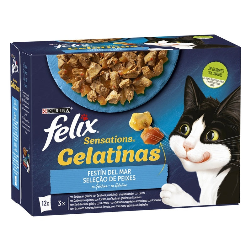Sensations festín del mar en gelatina 12x85gr