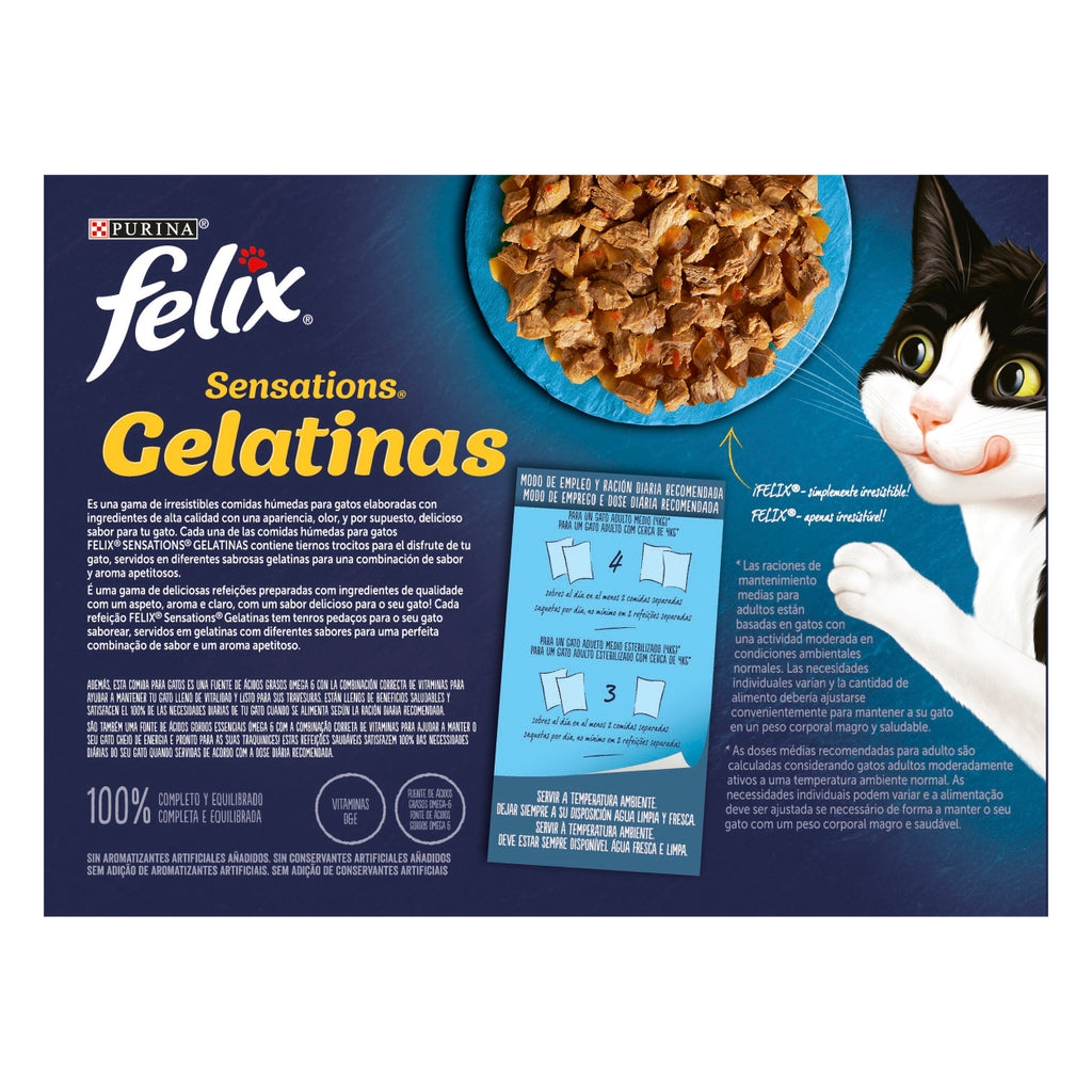 Sensations festín del mar en gelatina 12x85gr
