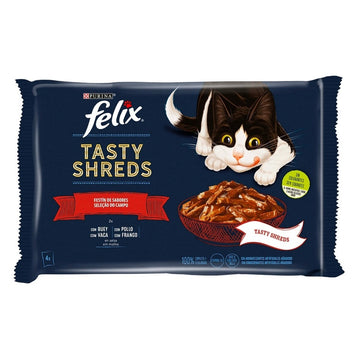 tasty shreds pollo y buey 4x80gr