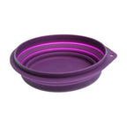 Flamingo comedero plegable de silicona para viaje de 500 ml