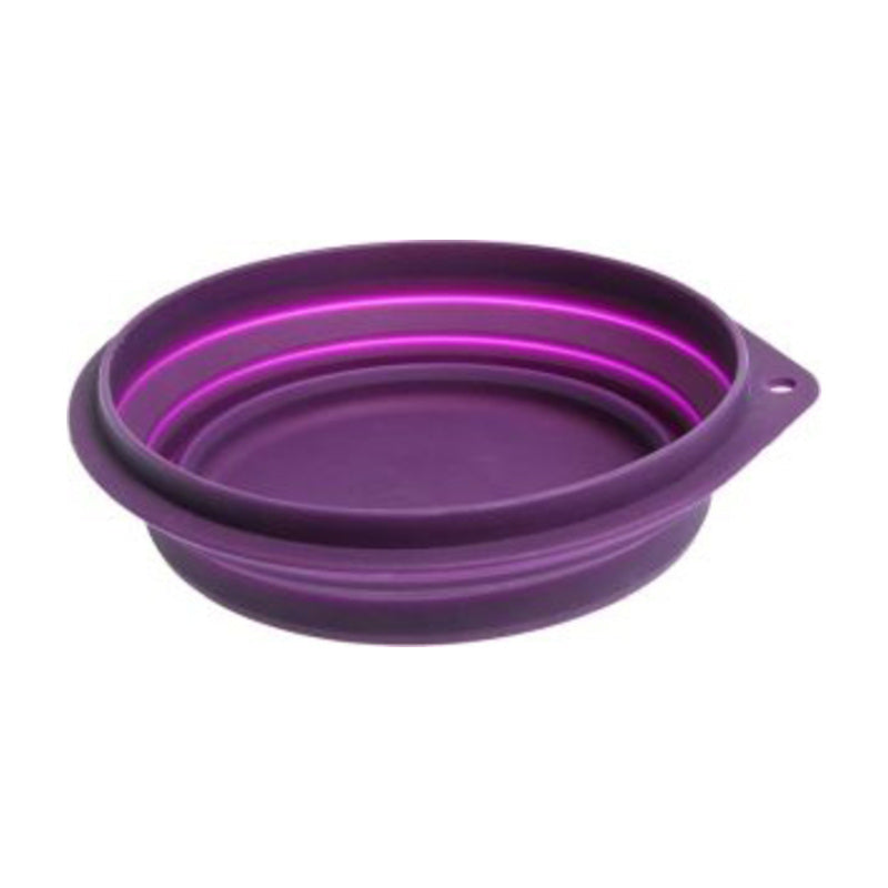 Flamingo comedero plegable de silicona para viaje de 500 ml