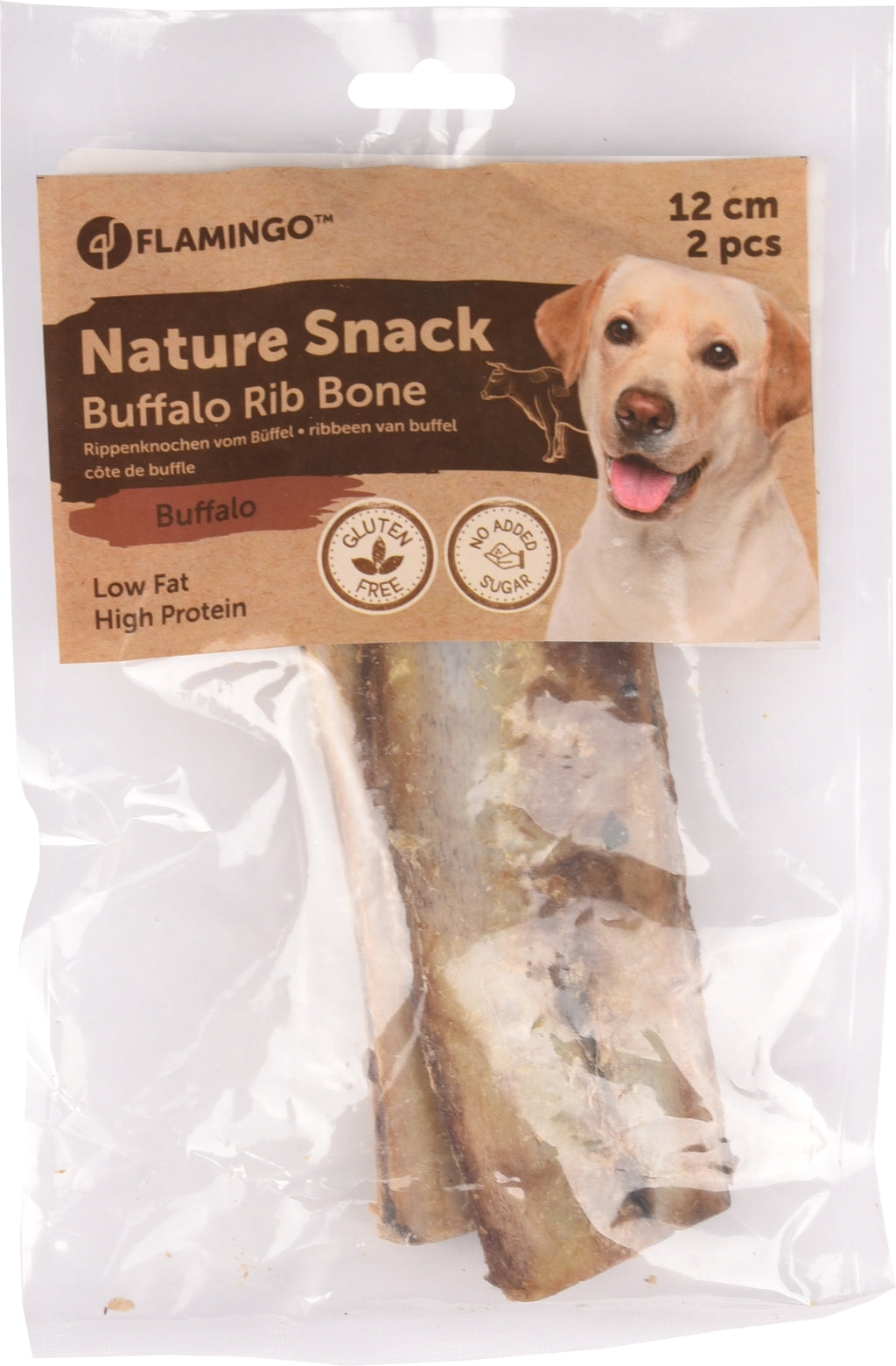Nature Snack os de chuleta de búfalo 12 cm-2ut 120 g Imatge principal del producte