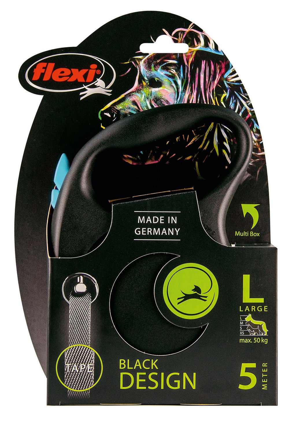 black design cinta azul L 5m 50kg