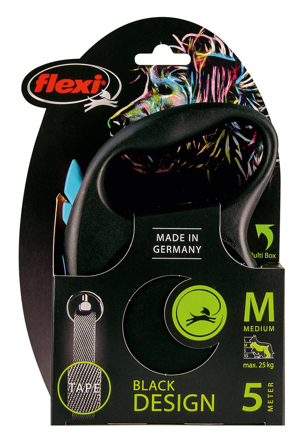 black design cinta azul M 5m 25kg