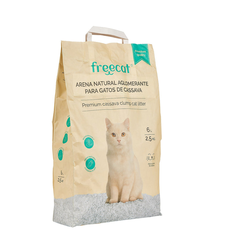 Freedog Arena Natural Aglomerante de Yuca Premium