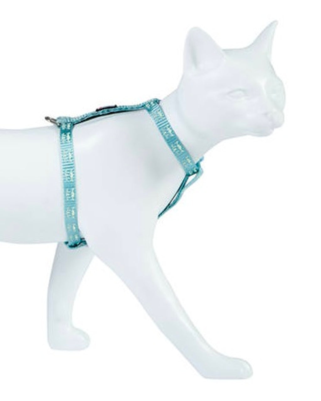 arnés gato reflectante azul 10mm x 19/30cm Imagen principal del producto