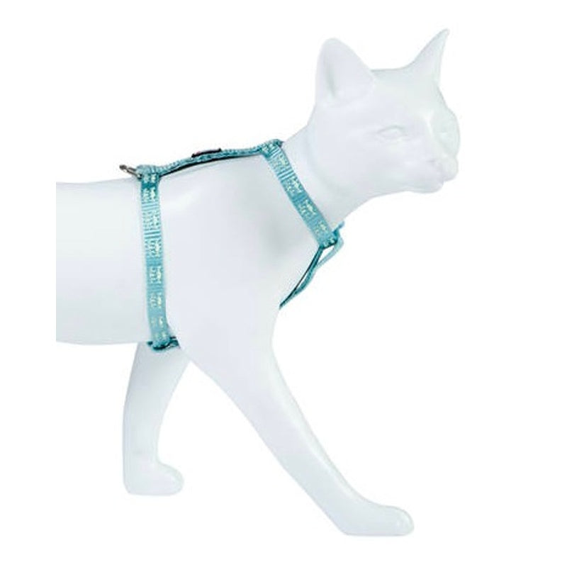 arnés gato reflectante azul 10mm x 19/30cm Imagen principal del producto