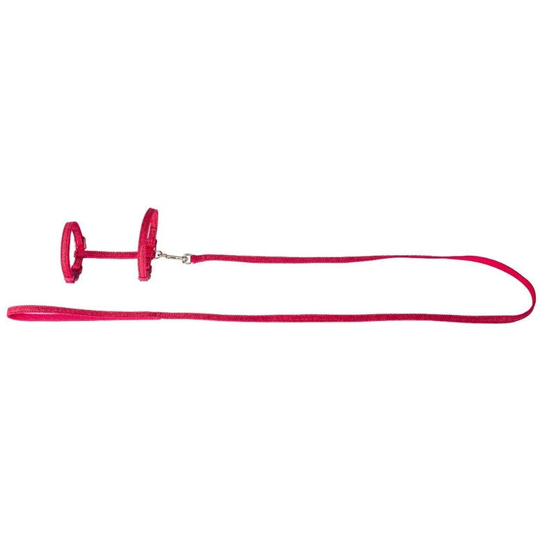 kit arnés tirador gato rojo vino 10mm x 120cm Imagen principal del producto