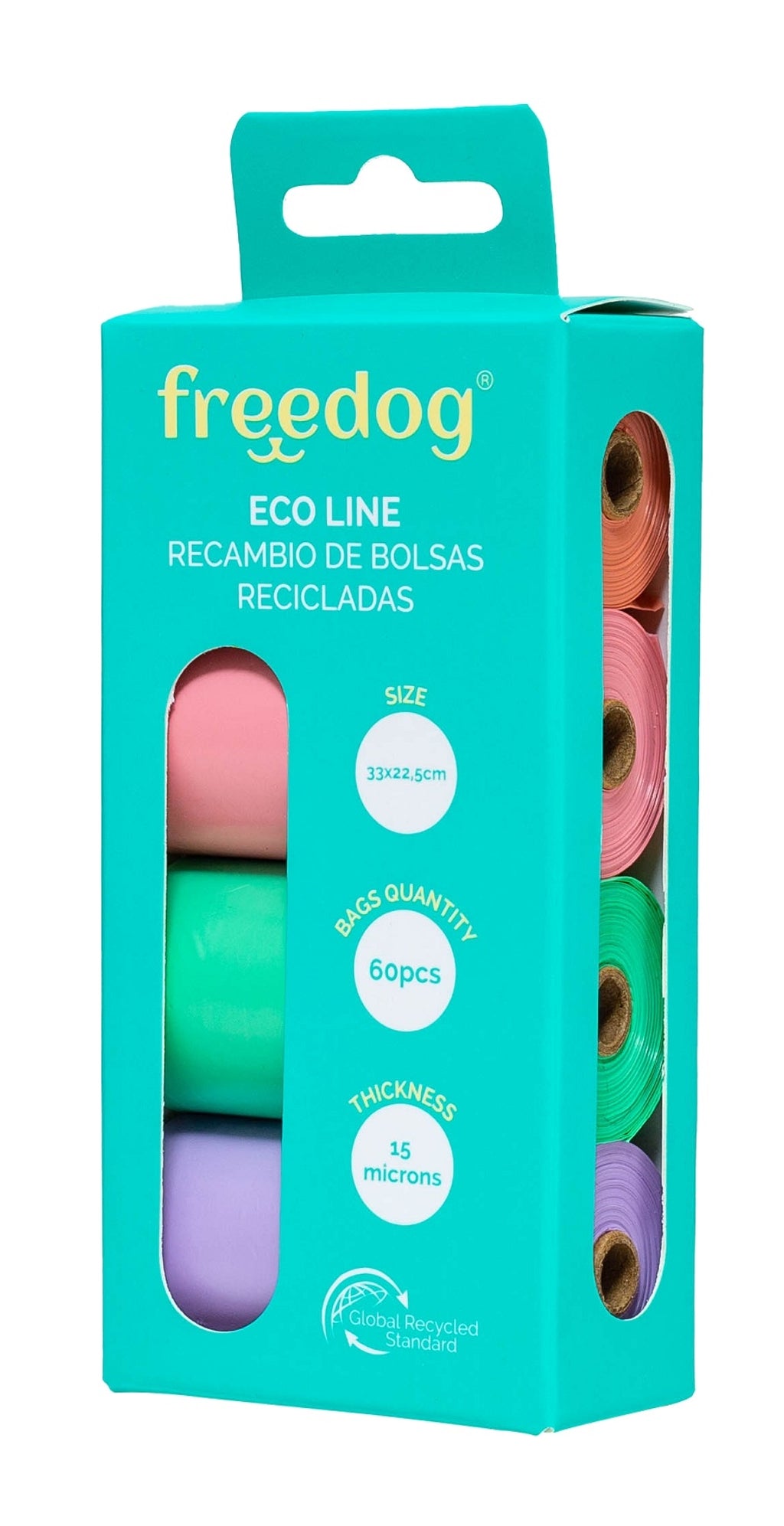 Freedog Plàstic Reciclat Colors Pastel Imatge secundària del producte