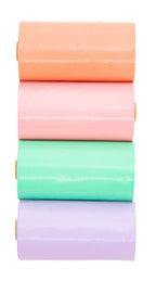 plástico reciclado colores pastel 4 unidades