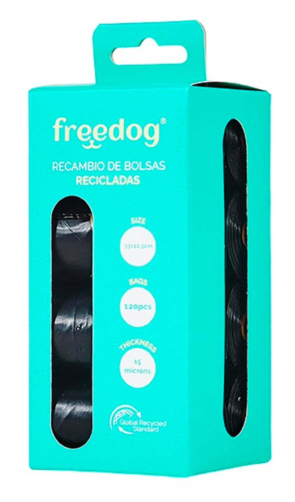 plástic reciclado negra