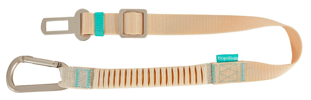 cinturón de coche 25mm x 55/68cm beige