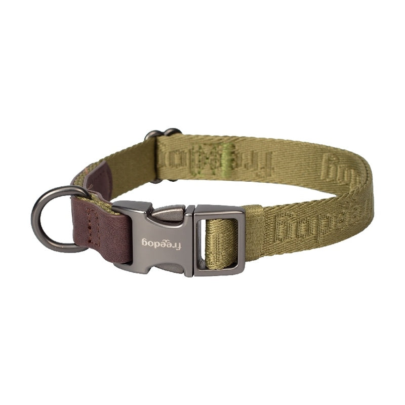 Freedog Collar Linum Green Forest para perros