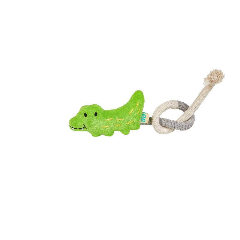 Freedog Croco con cuerda y catnip 7,5x36 cm