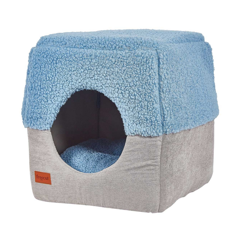 Freedog Iglú Cubby Azul 43 × 43 × 43 cm