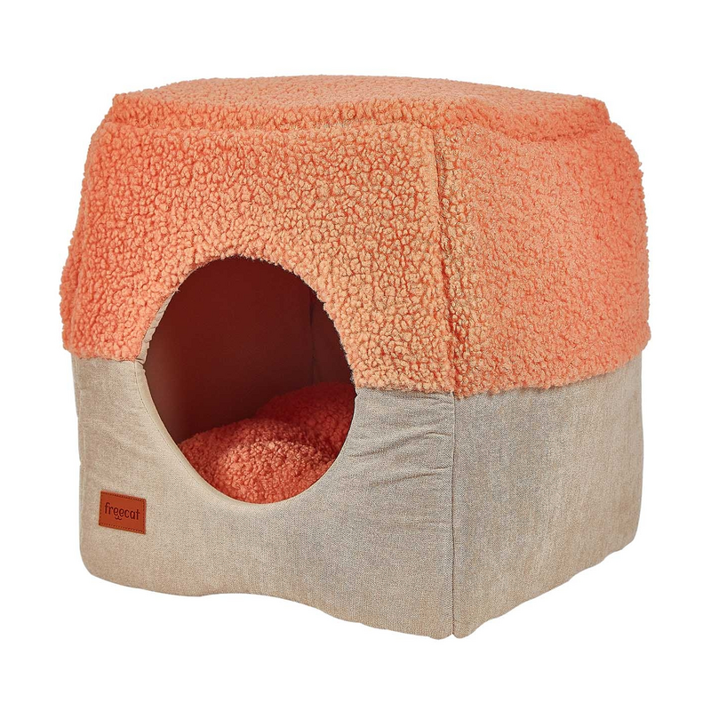 Freedog Iglú Cubby Coral 43 × 43 × 43 cm